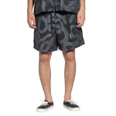 画像8: CALEE  DOTAIR®︎ SNAKE PATTERN EASY SHORTS ＜REFLECTOR＞ (8)