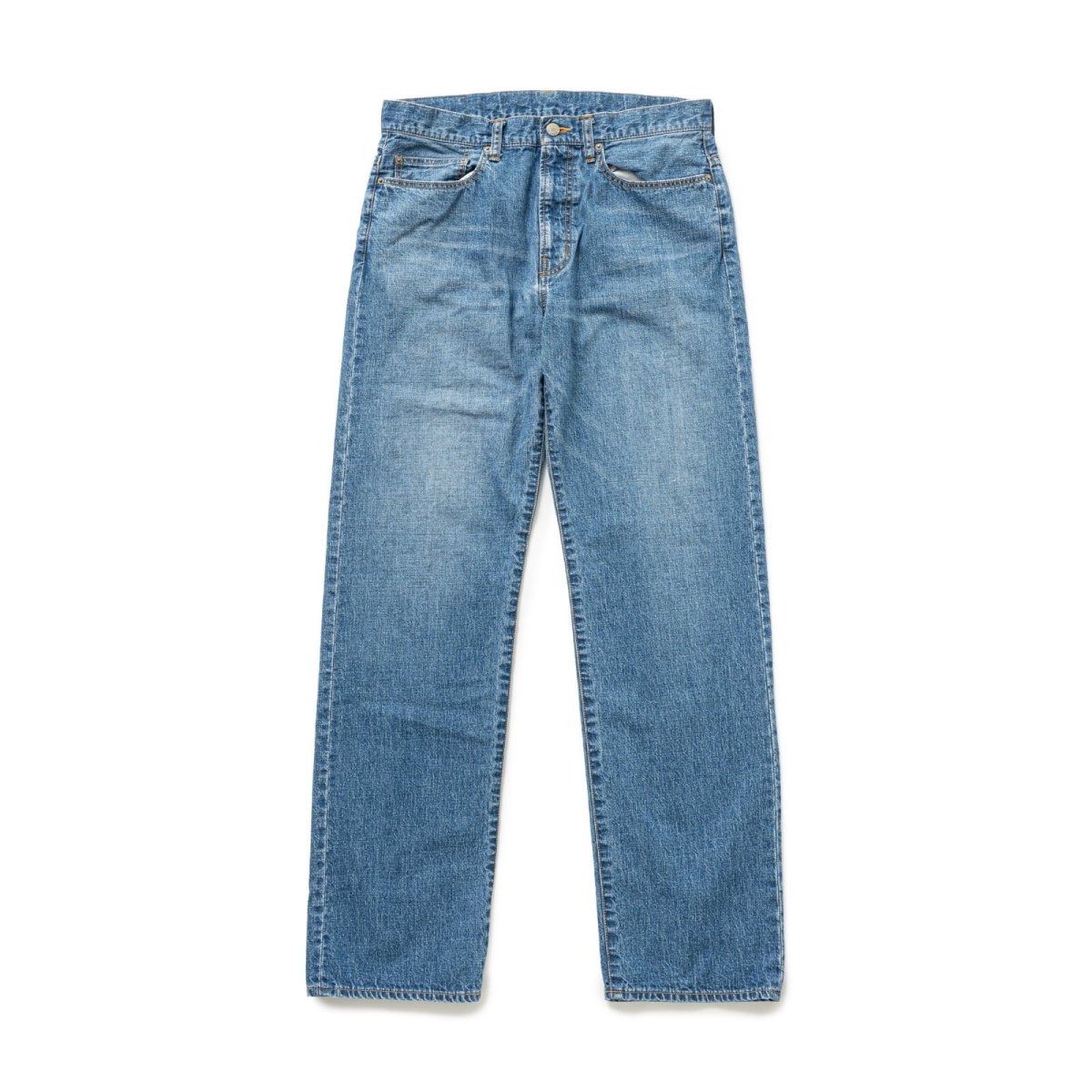 画像1: RATS  USED LIGHT DENIM PANTS (1)