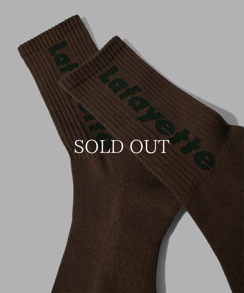 画像12: LFYT  Lafayette LOGO CREW SOCKS (12)