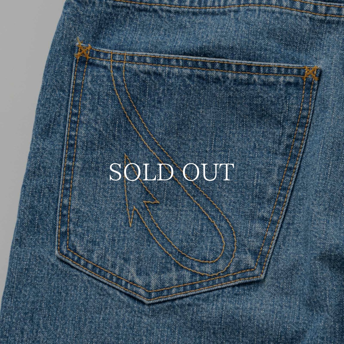 画像7: RATS  USED LIGHT DENIM PANTS (7)