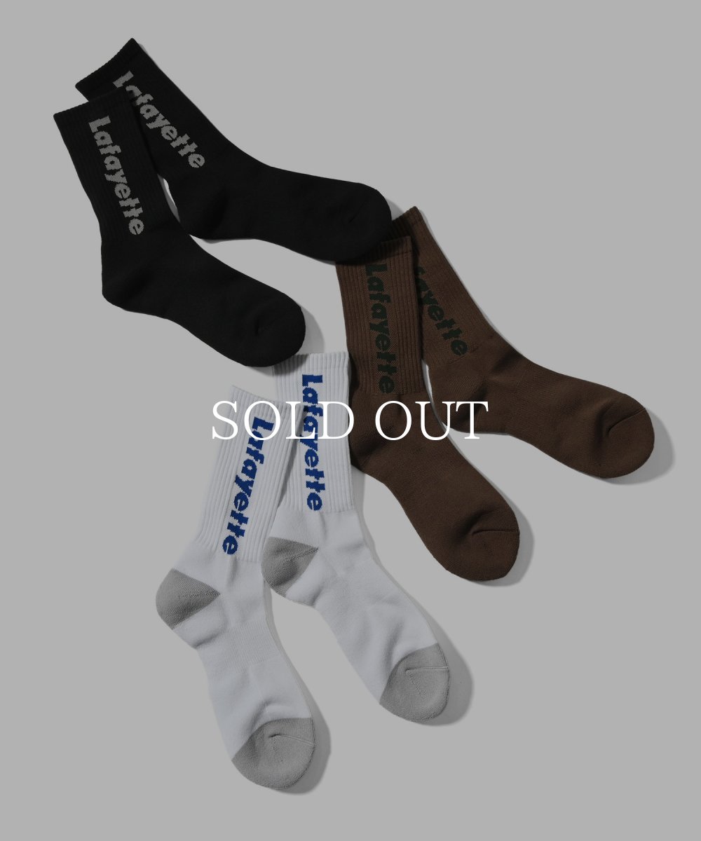 画像1: LFYT  Lafayette LOGO CREW SOCKS (1)