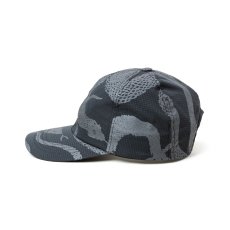 画像2: CALEE  DOTAIR®︎ SNAKE PATTERN SOLID CAP ＜REFLECTOR＞ (2)