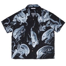 画像1: exodus  SPACE HAWAIIAN SHIRT (1)