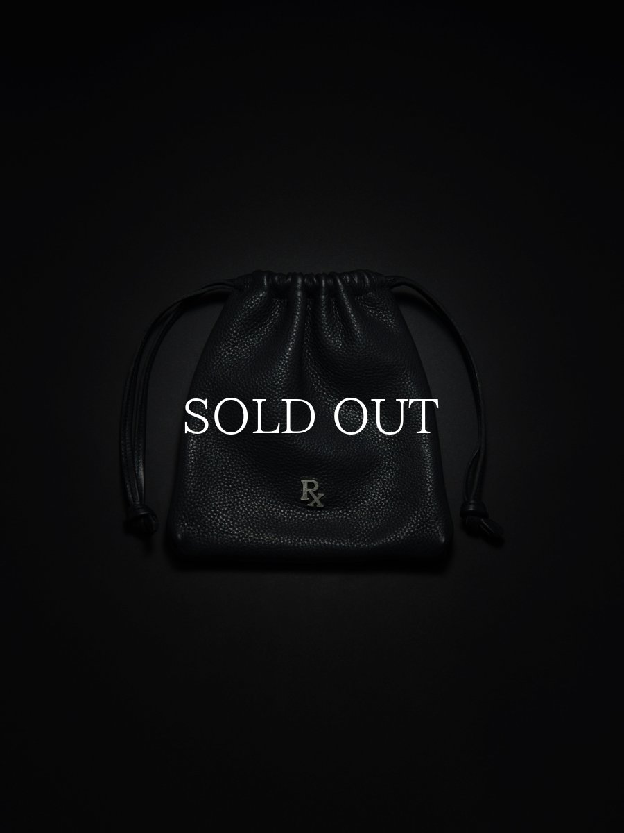 画像1: ANTIDOTE BUYERS CLUB   Leather Drawstring Bag (1)