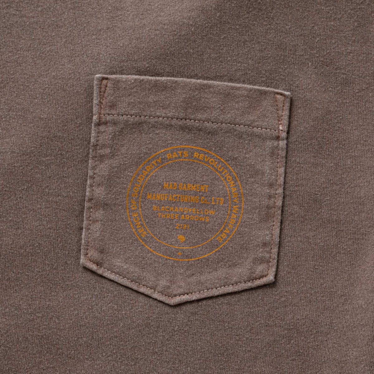 画像5: RATS  PIGMENT DYED POCKET TEE (5)