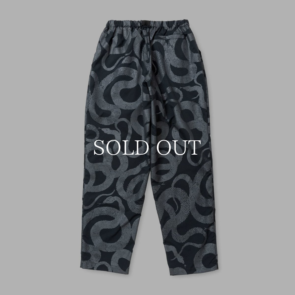 画像2: CALEE  DOTAIR®︎ SNAKE PATTERN EASY PANTS ＜REFLECTOR＞ (2)