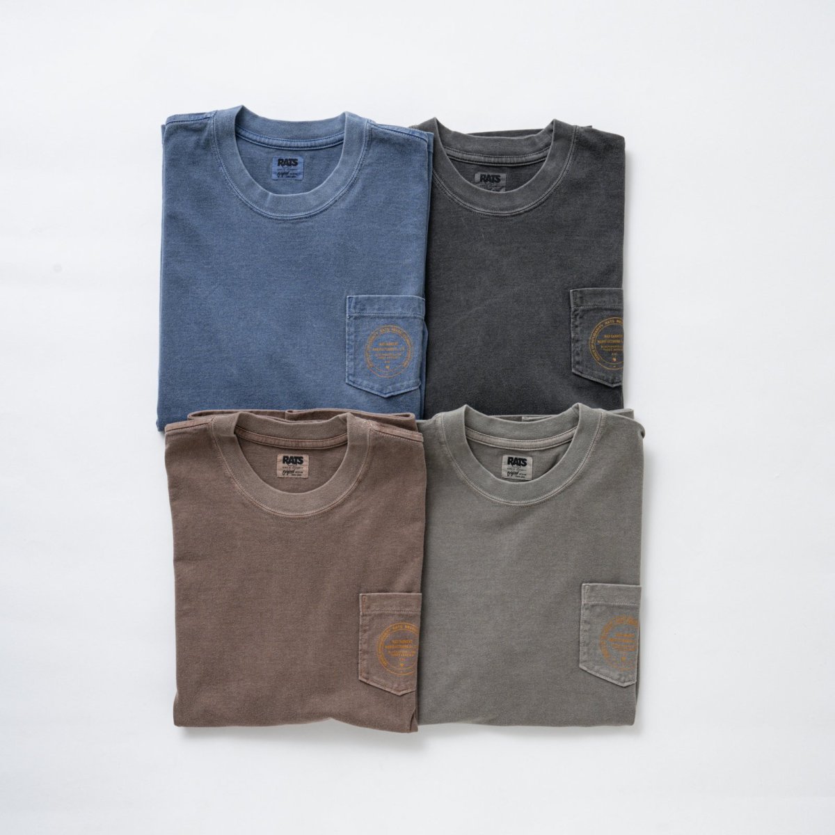 画像8: RATS  PIGMENT DYED POCKET TEE (8)