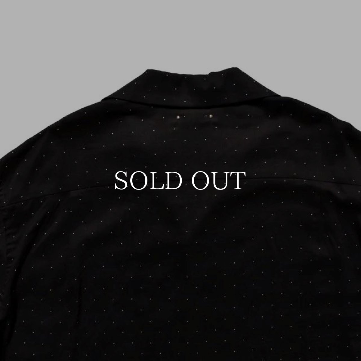 画像9: MINEDENIM  C.R.Silk Dots Open Collar SH (9)