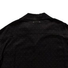 画像9: MINEDENIM  C.R.Silk Dots Open Collar SH (9)