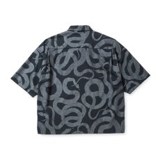画像2: CALEE  DOTAIR®︎ SNAKE PATTERN ZIP SH ＜REFLECTOR＞ (2)