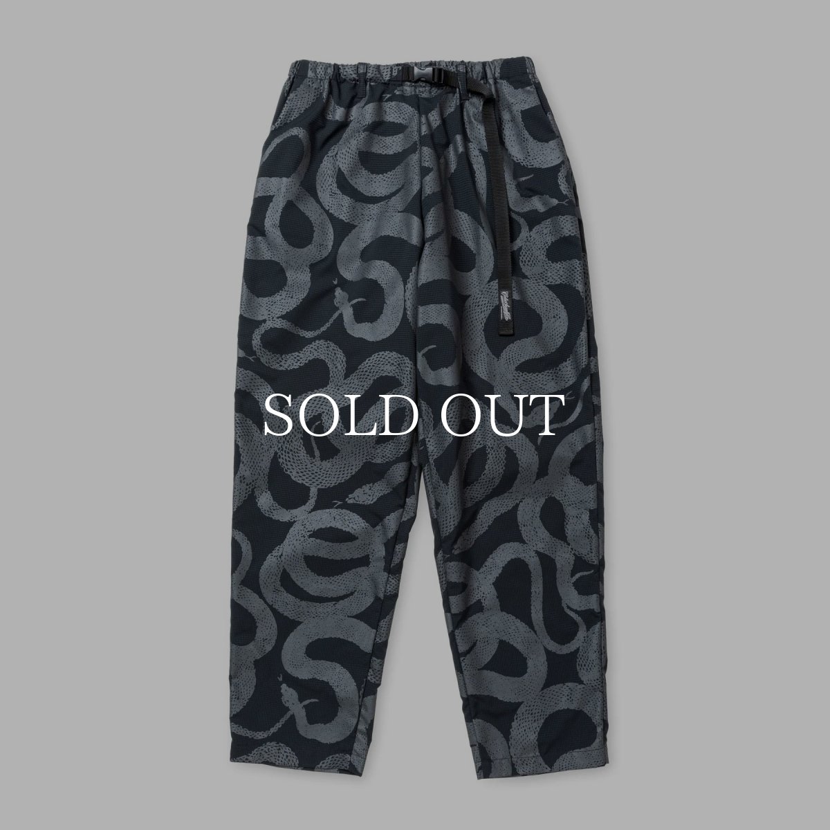 画像1: CALEE  DOTAIR®︎ SNAKE PATTERN EASY PANTS ＜REFLECTOR＞ (1)