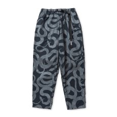 画像1: CALEE  DOTAIR®︎ SNAKE PATTERN EASY PANTS ＜REFLECTOR＞ (1)