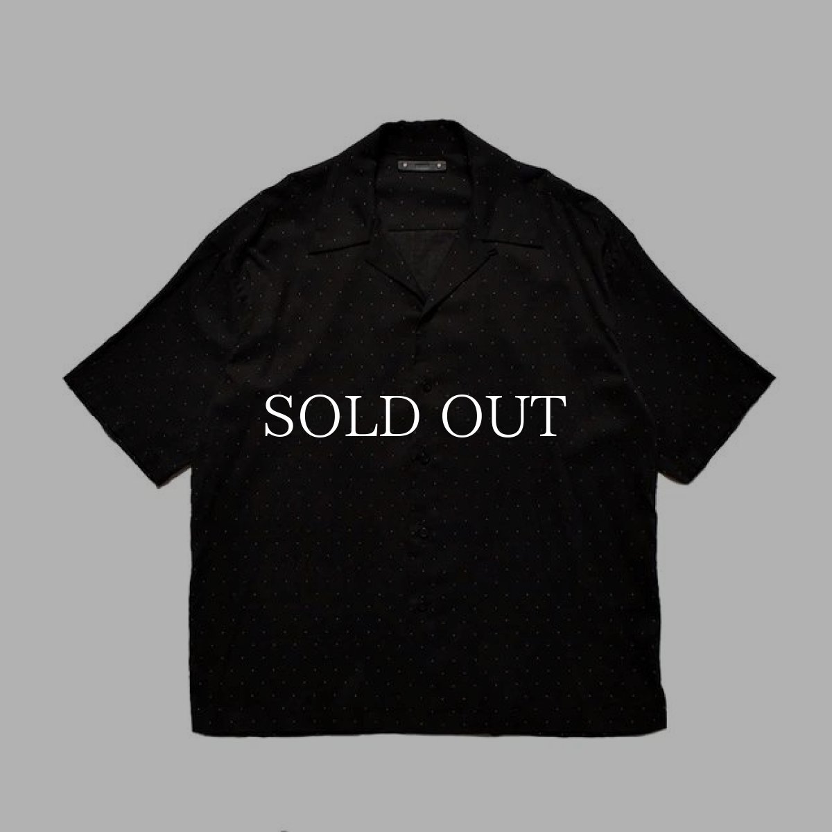 画像6: MINEDENIM  C.R.Silk Dots Open Collar SH (6)