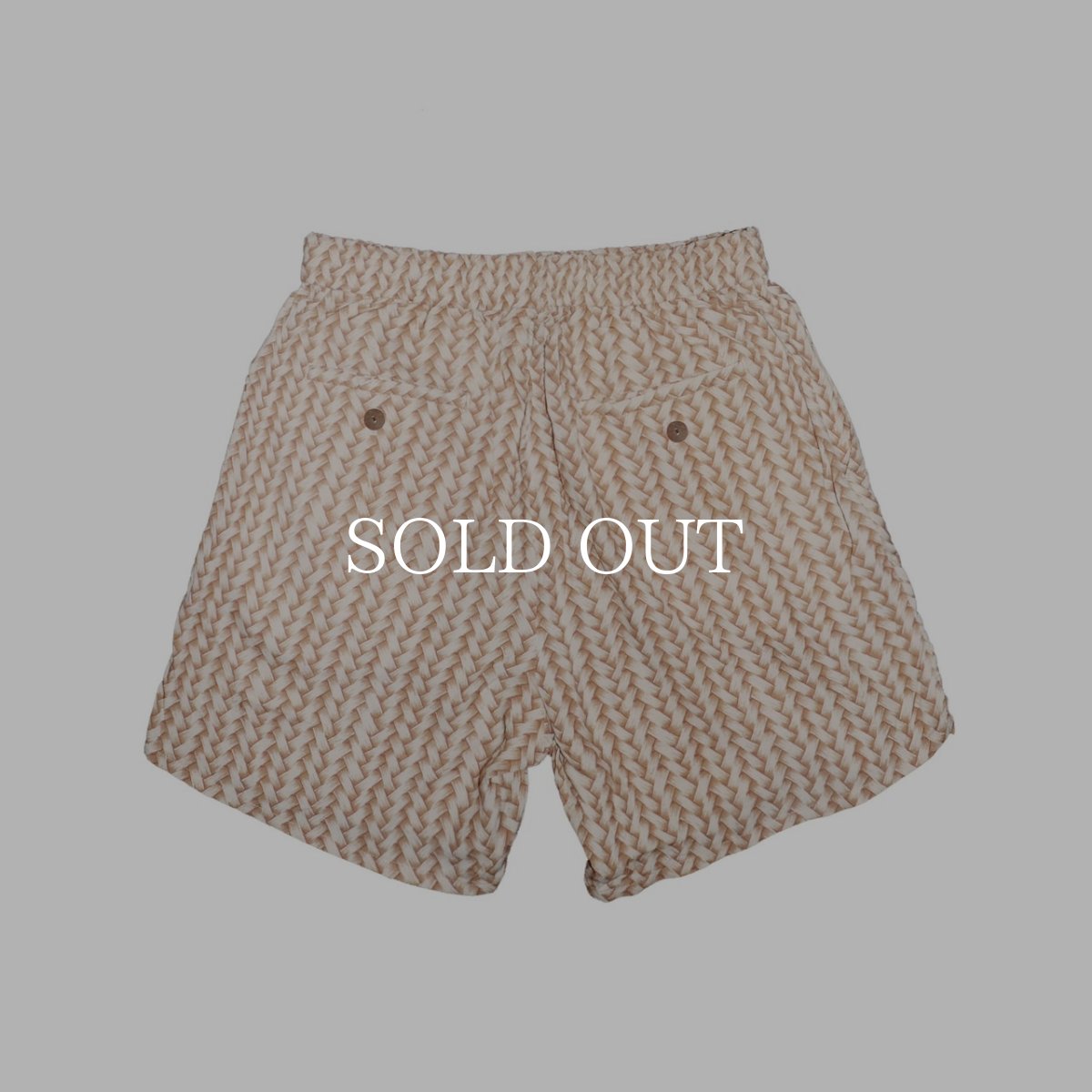 画像2: exodus  AJIRO BAMBOO HAWAIIAN SHORTS (2)