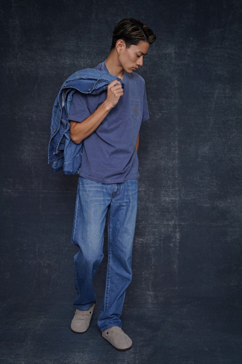 画像10: RATS  PIGMENT DYED POCKET TEE (10)