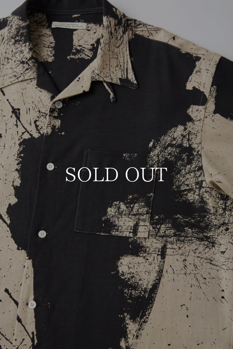 画像3: OLD JOE   TSUJIMURA SHIRO ABSTRACT PAINT SHIRTS (Short-sleeve) (3)