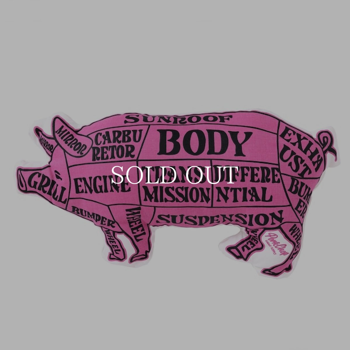 画像2: PORKCHOP GARAGE SUPPLY  PORK CUSHION (2)