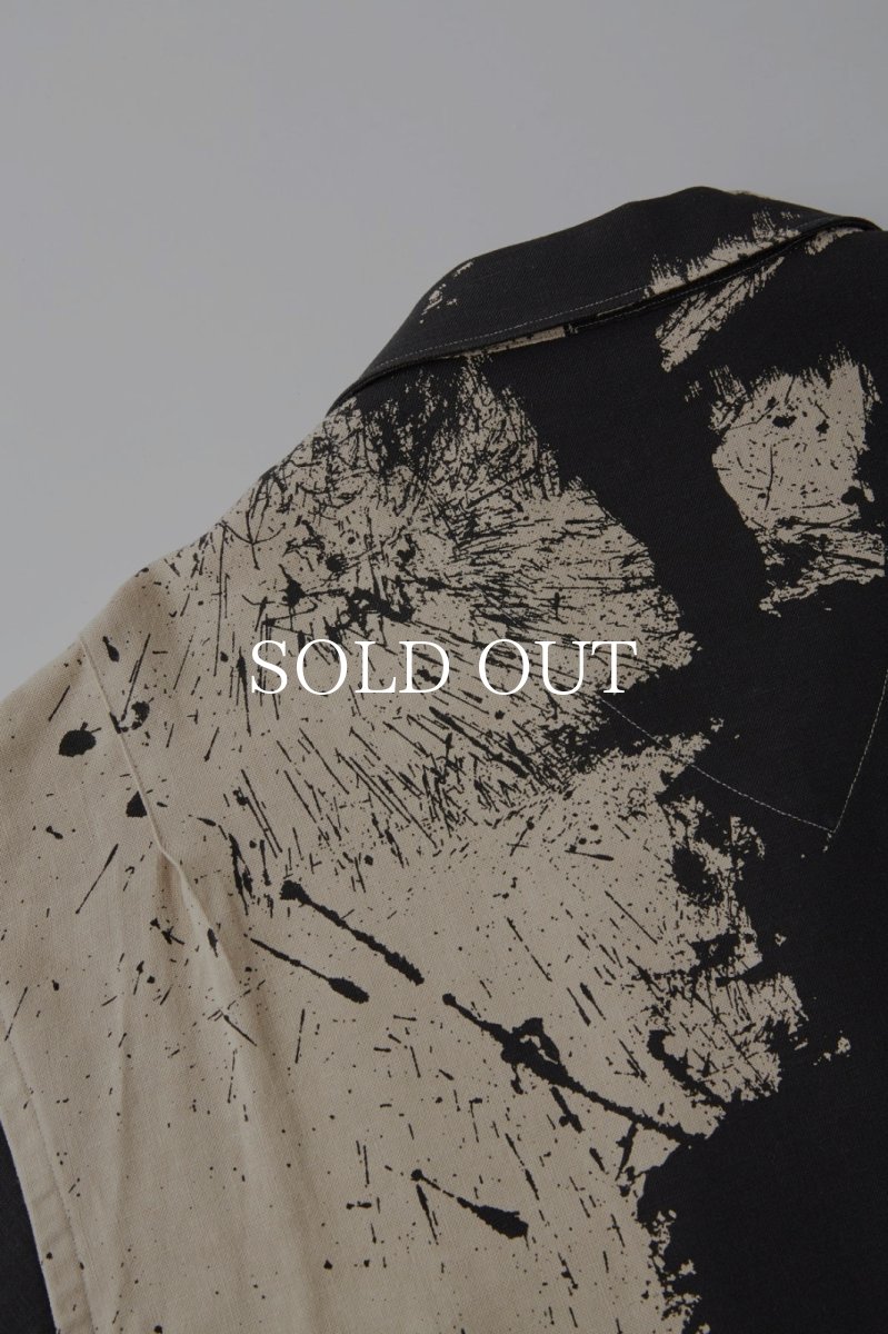 画像7: OLD JOE   TSUJIMURA SHIRO ABSTRACT PAINT SHIRTS (Short-sleeve) (7)