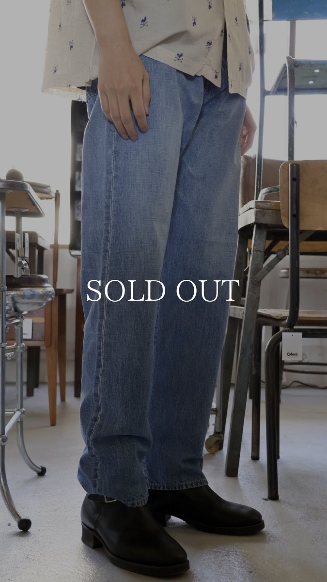 画像8: RATS  USED LIGHT DENIM PANTS (8)