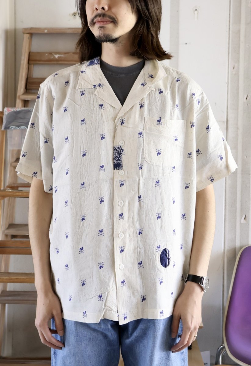 画像4: BOW WOW  WEATHERVANE BANDANA REMADE SHIRT (4)