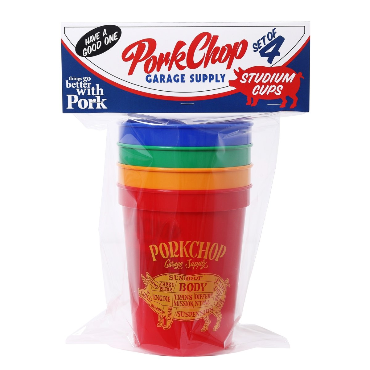 画像1: PORKCHOP GARAGE SUPPLY  PORK STADIUM CUPS (1)