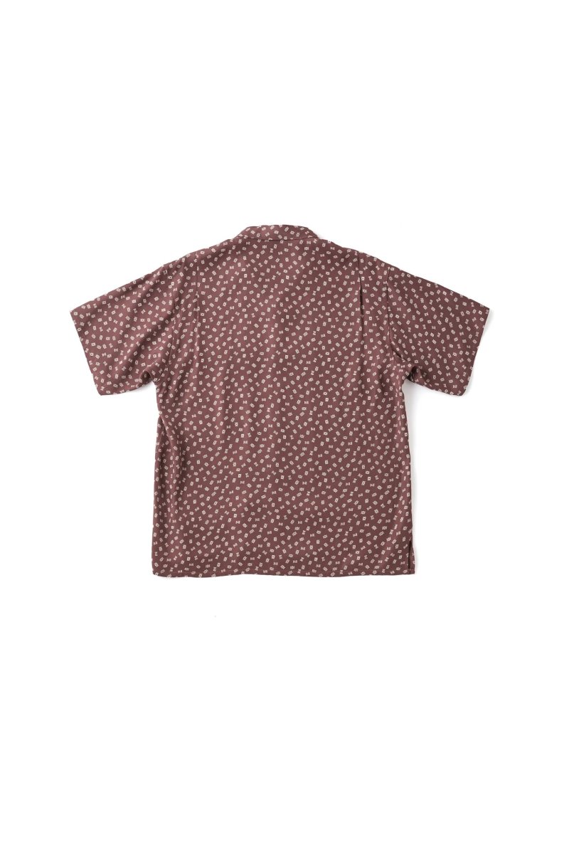 画像3: OLD JOE   ORIGINAL PRINTED OPEN COLLAR SHIRTS (Deco Monogram) Short-sleeve (3)