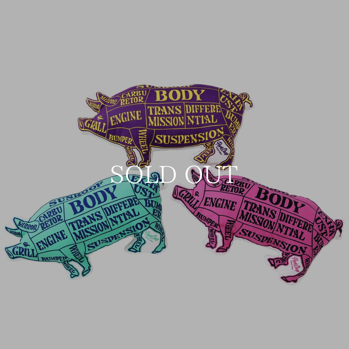 画像1: PORKCHOP GARAGE SUPPLY  PORK CUSHION (1)
