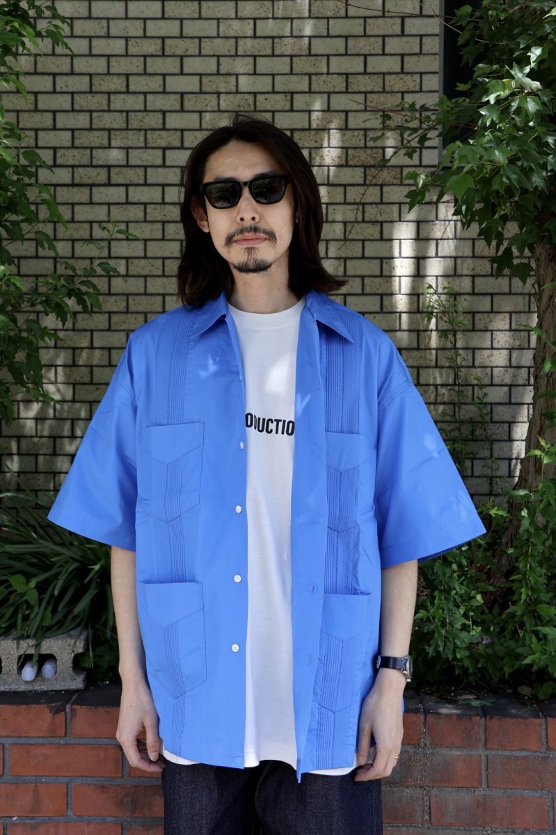 画像4: COOTIE   120/2 Typewriter Cuba S/S Shirt (4)