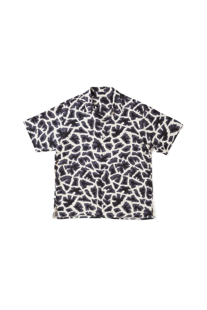 画像6: OLD JOE   ORIGINAL PRINTED OPEN COLLAR SHIRTS (Giraffe) Short-sleeve (6)