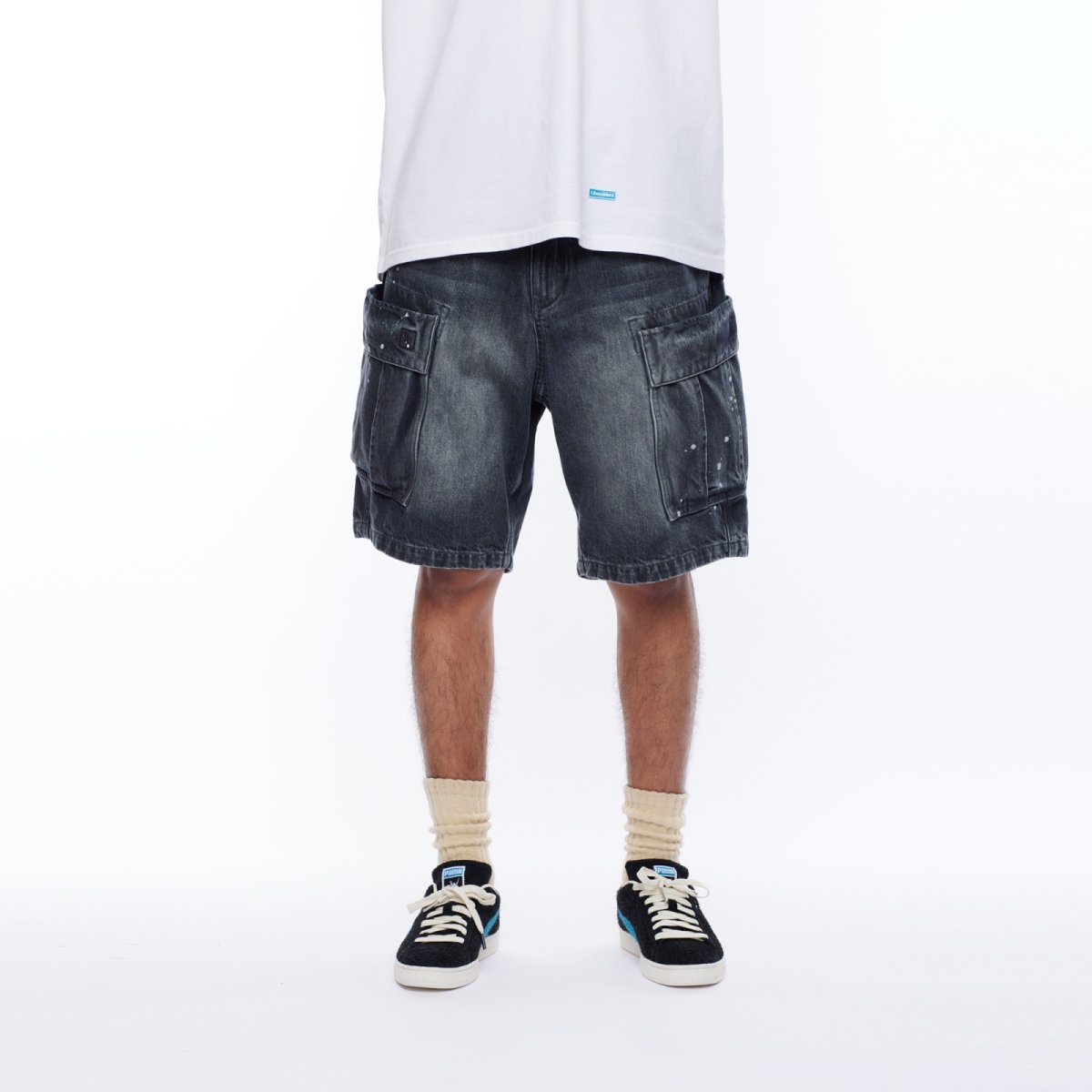 画像42: Liberaiders  DENIM 6POCKET SHORTS (42)