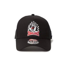 画像2: NEW ERA  9FORTY A-Frame トラッカー SANTA CRUZ スクリーミングハンド ブラック (2)