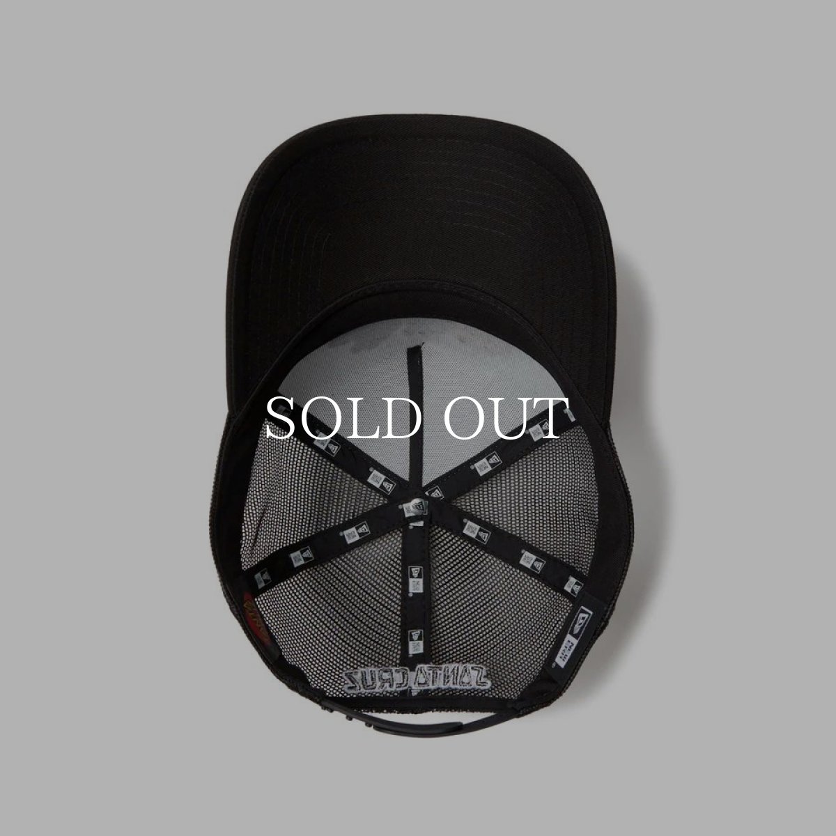 画像4: NEW ERA  9FORTY A-Frame トラッカー SANTA CRUZ 3スクリーミングハンド ホワイト/ブラック (4)