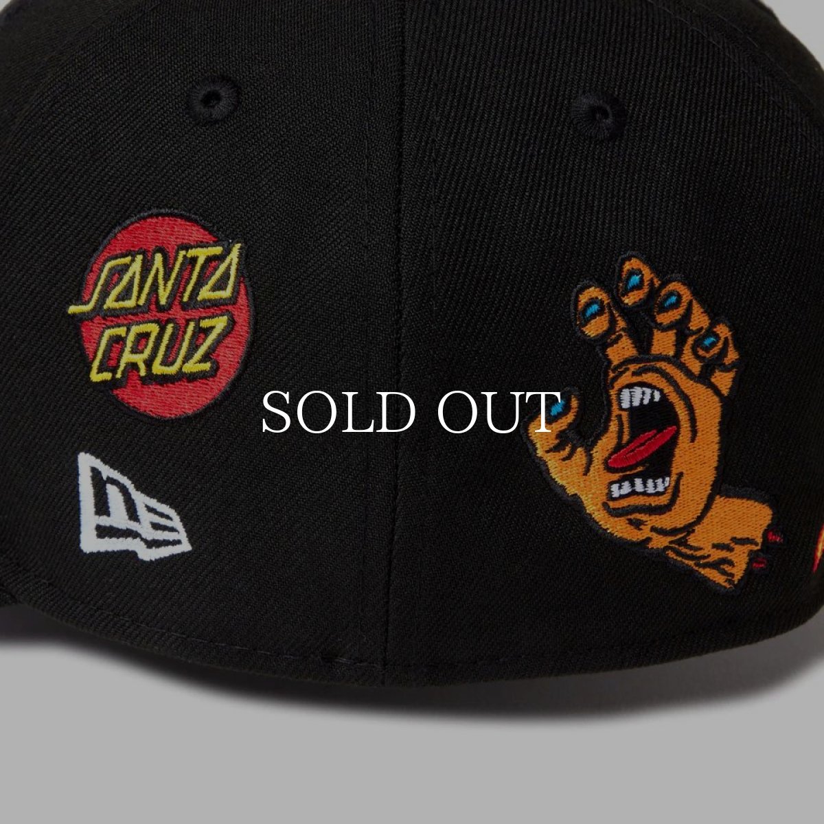 画像7: NEW ERA  59FIFTY SANTA CRUZ オールオーバー スクリーミングハンド ブラック (7)
