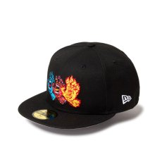 画像1: NEW ERA  59FIFTY SANTA CRUZ 3スクリーミングハンド ブラック (1)