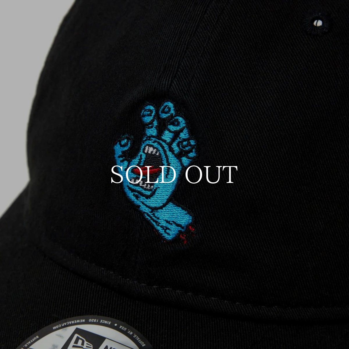 画像5: NEW ERA  9THIRTY SANTA CRUZ スクリーミングハンド ミニロゴ ブラック (5)