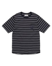 画像1: nonnative  DWELLER S/S TEE BORDER COTTON JERSEY (1)