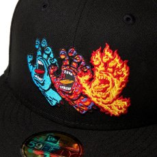 画像5: NEW ERA  59FIFTY SANTA CRUZ 3スクリーミングハンド ブラック (5)