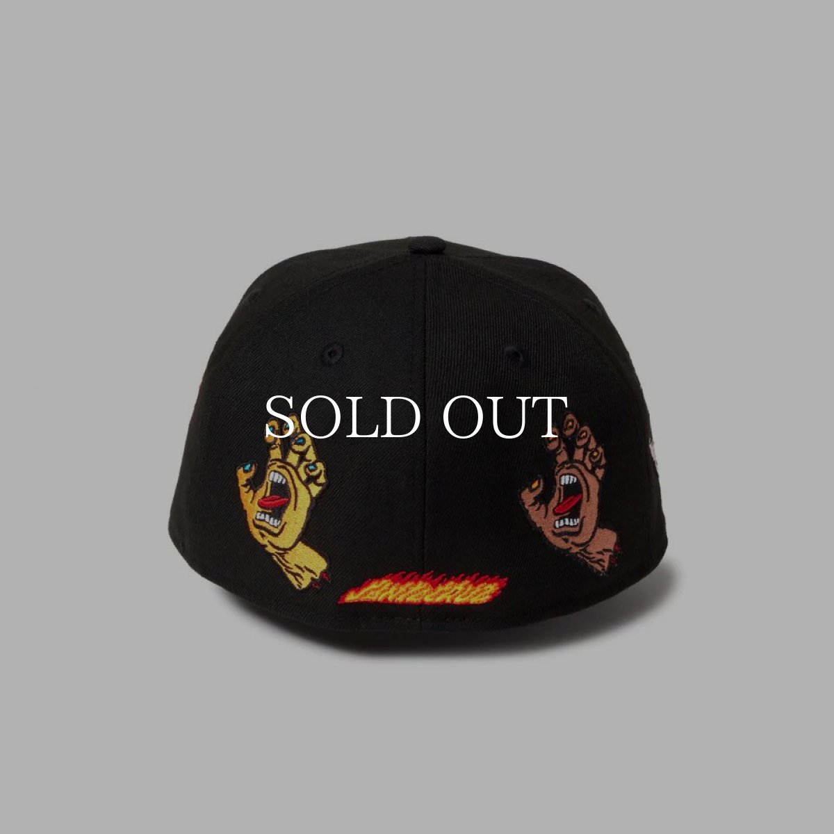 画像4: NEW ERA  59FIFTY SANTA CRUZ オールオーバー スクリーミングハンド ブラック (4)