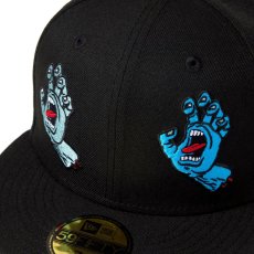 画像6: NEW ERA  59FIFTY SANTA CRUZ オールオーバー スクリーミングハンド ブラック (6)