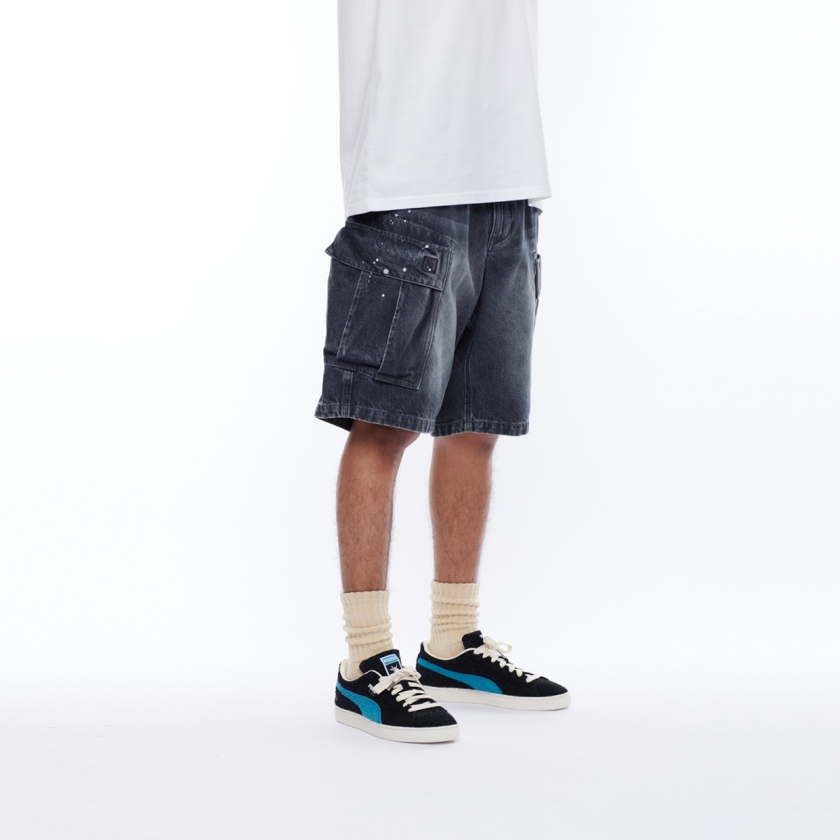 画像43: Liberaiders  DENIM 6POCKET SHORTS (43)