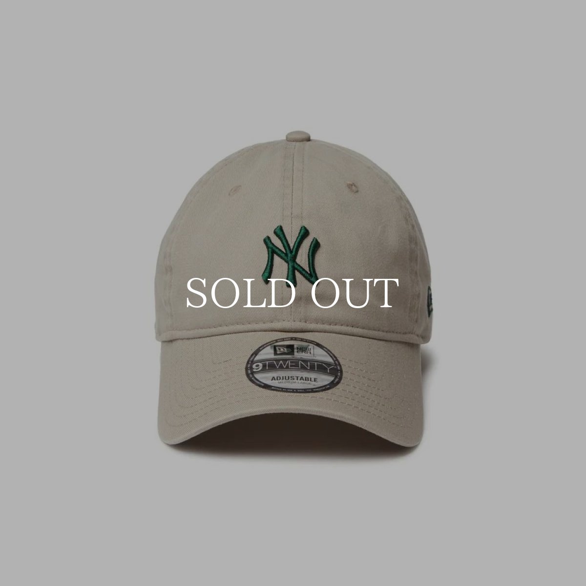 画像3: NEW ERA  9TWENTY Khaki Sweat Band ニューヨーク・ヤンキース ペブル カーキスウェットバンド (3)