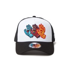 画像2: NEW ERA  9FORTY A-Frame トラッカー SANTA CRUZ 3スクリーミングハンド ホワイト/ブラック (2)