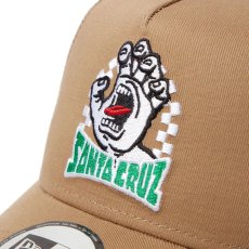 画像5: NEW ERA  9FORTY A-Frame トラッカー SANTA CRUZ スクリーミングハンド カーキ (5)