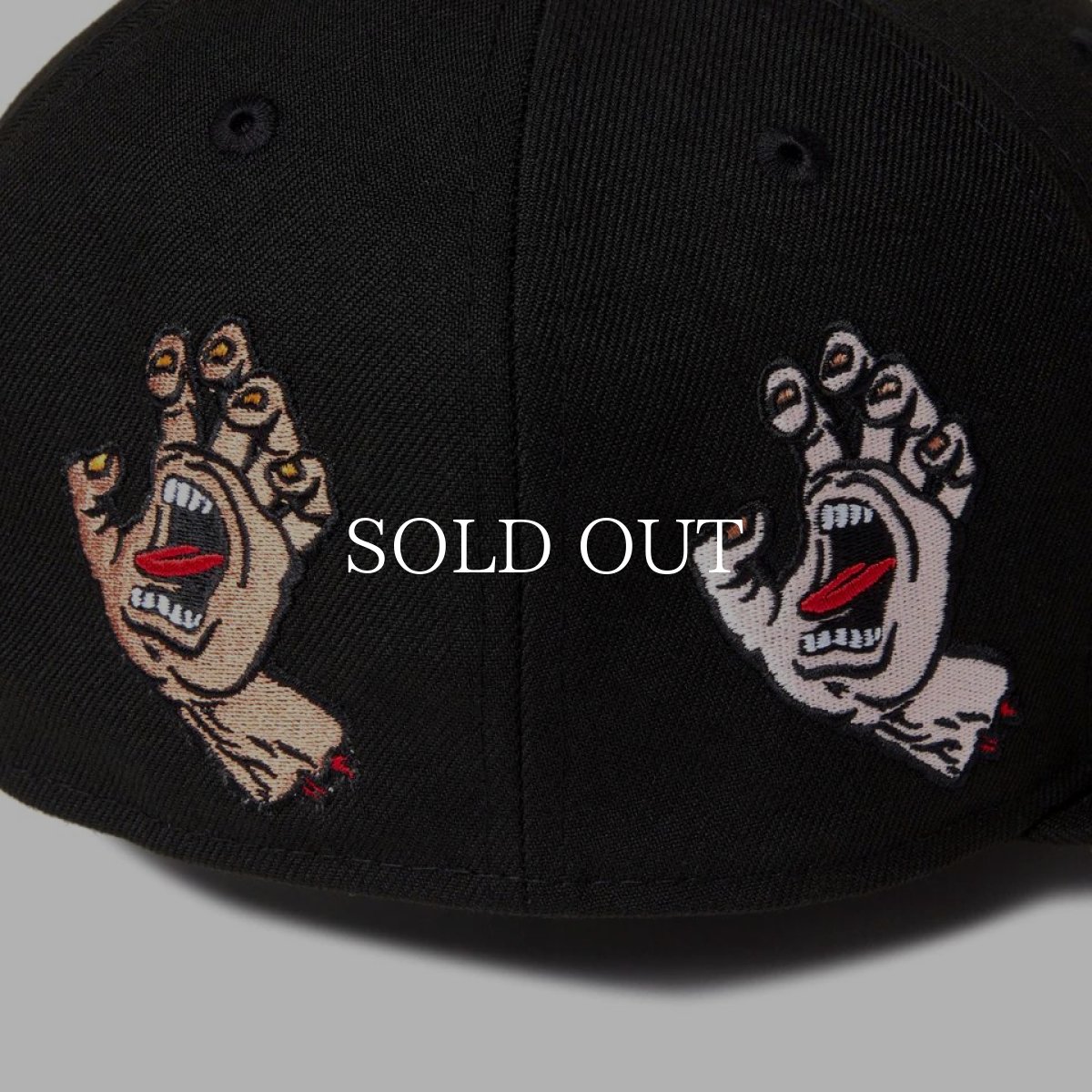 画像8: NEW ERA  59FIFTY SANTA CRUZ オールオーバー スクリーミングハンド ブラック (8)