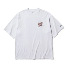 画像3: NEW ERA  半袖 オーバーサイズド コットン Tシャツ SANTA CRUZ スクリーミングハンド ホワイト (3)