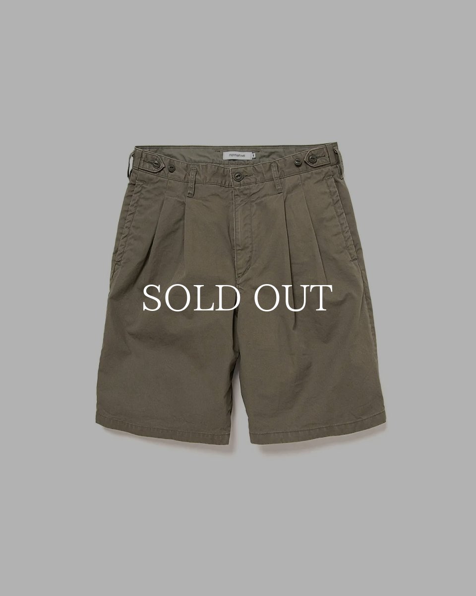 画像1: nonnative  OFFICER CHINO SHORTS COTTON CHINO CLOTH (1)