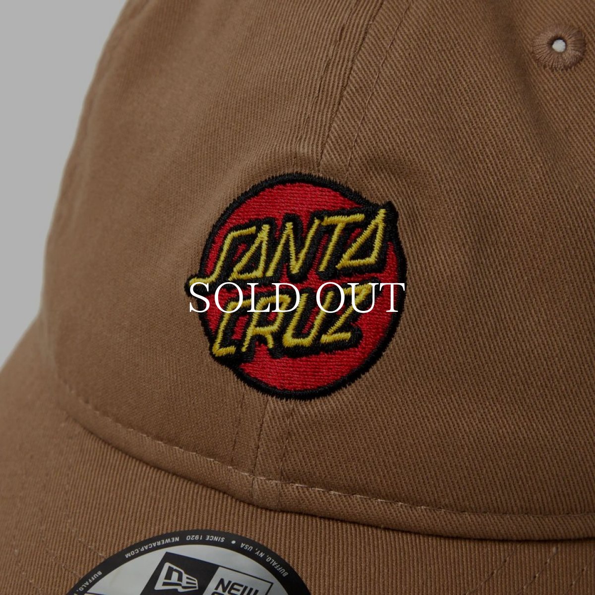 画像5: NEW ERA  9THIRTY SANTA CRUZ サークルロゴ カーキ (5)