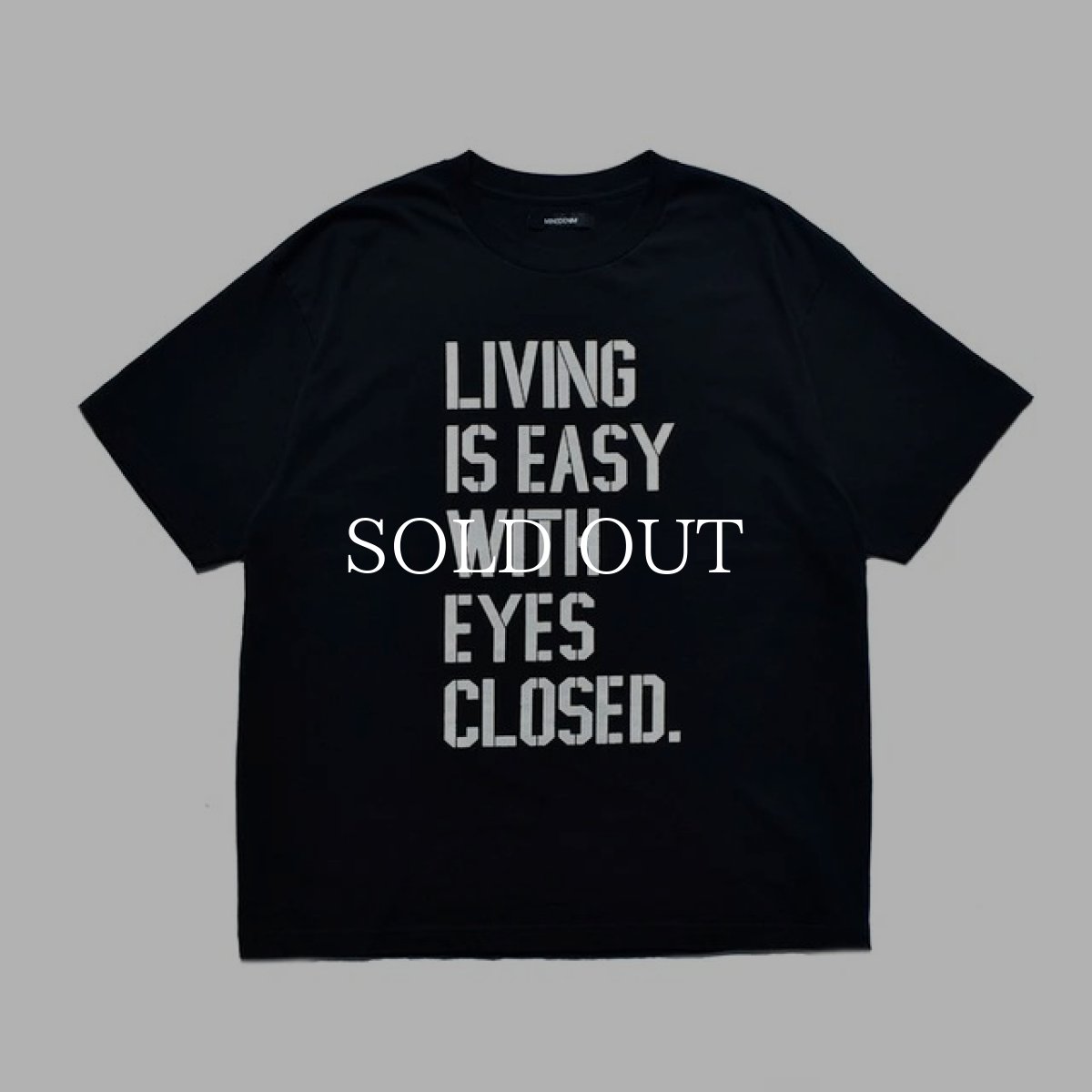 画像1: MINEDENIM  LIVING IS EASY WITH EYES CLOSED T-SH (1)