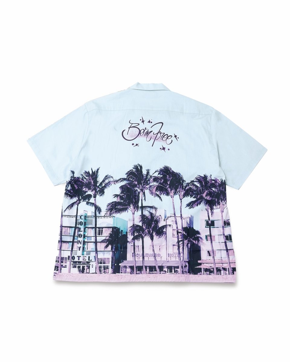 画像2: HideandSeek  Palmtree S/S Shirt (2)