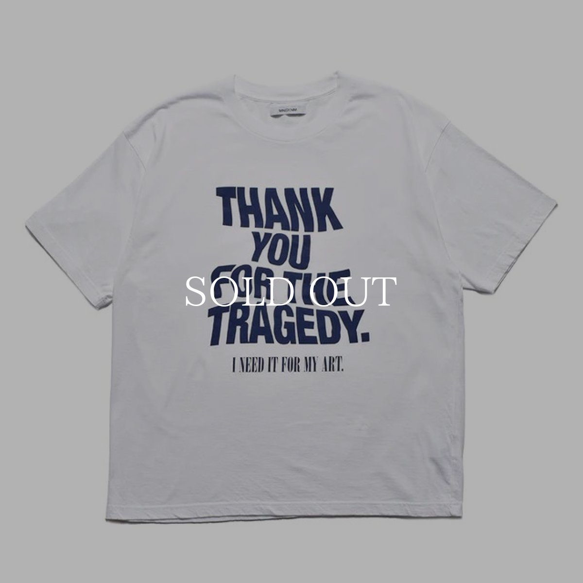 画像1: 予約商品決済ページ MINEDENIM THANK YOU FOR THE TRAGEDY T-SH (WHT) Lサイズ (1)